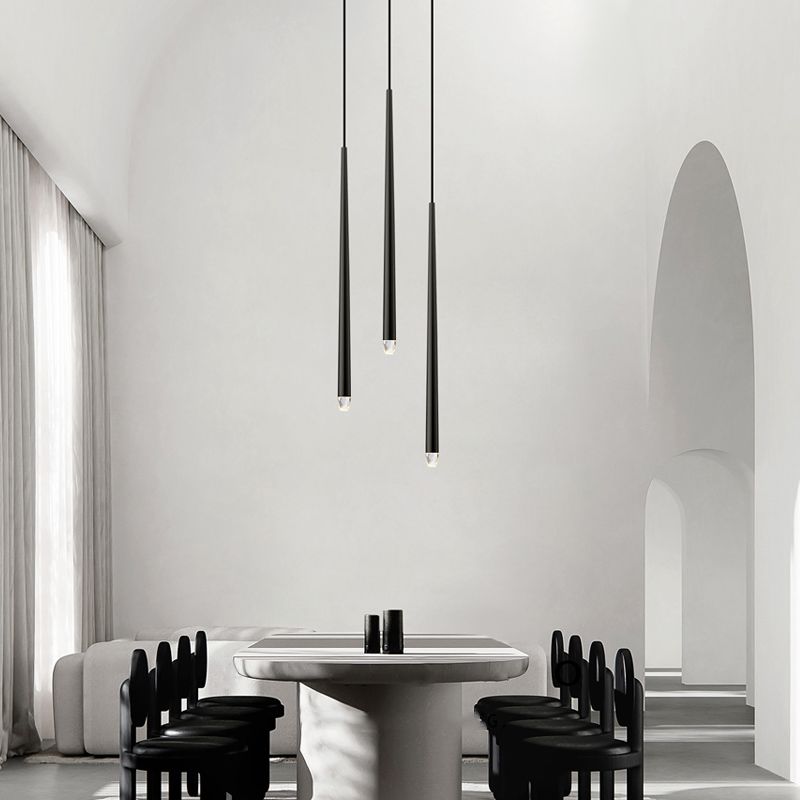 Linearer Kronleuchterleuchter Lichter moderne Anhängerbeleuchtung für die Kücheninsel