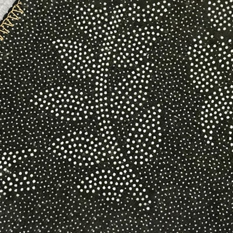 Dark Green Modern Rug Polyester Color Lump Rug Stain Resistant Rug for Living Room