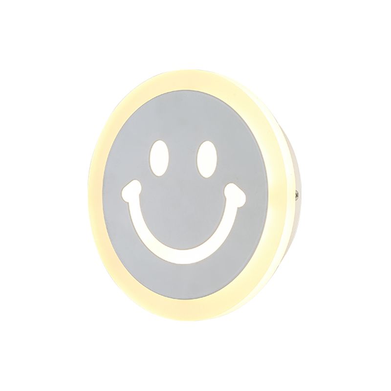 Luz de pared de acabado acrílico contemporáneo delgado acrílico acrílico luz de pared para niños dormitorio para adultos