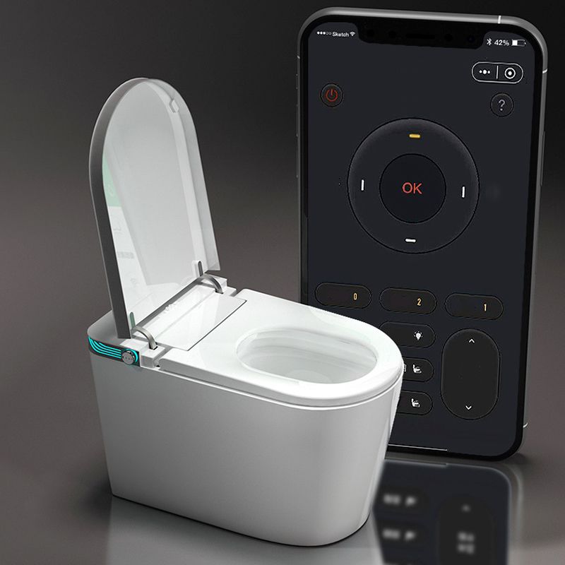 Modern Floor Mounted Toilet Bowl ABS Siphon Jet All-In-One Toilet