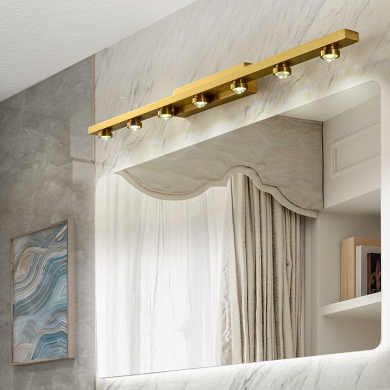 Modern Minimalist Style Bar Vanity Wall Light Fixtures Metal Vanity Lights for Toilet