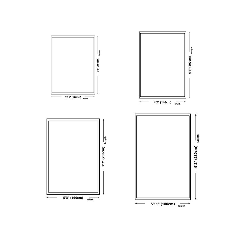 Dark Orange Circle Carpet Polyester Magnificent Carpet Washable Carpet for Home Decor