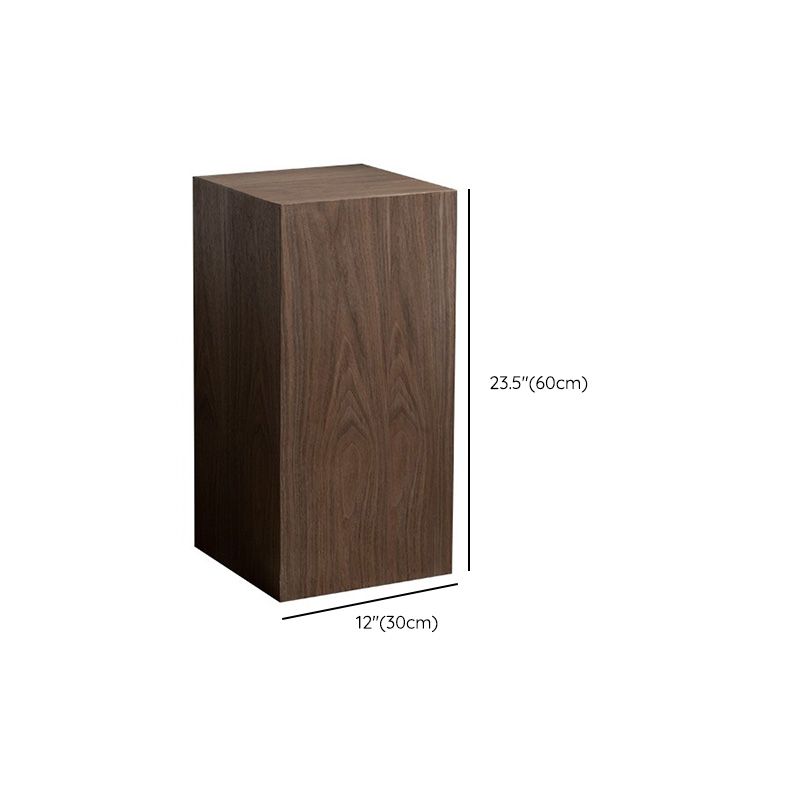 Contemporary Coffee Table Solid Wood Pedestal Coffee Cocktail Table