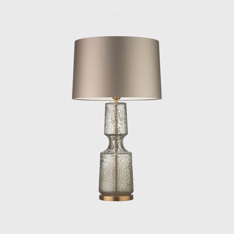 Cylinder 1-Light Table Light Postmodern Glass Table Lamp for Living Room