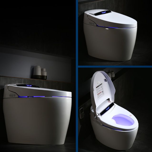 Modern 1-Piece Bidet Toilet Floor Mounted Toilet Bowl for Washroom