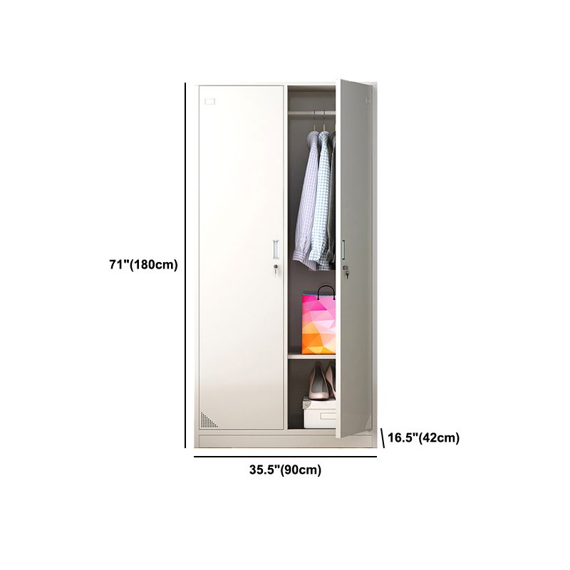 Contemporary Storage Cabinet Hinged Wardrobe Cabinet for Home