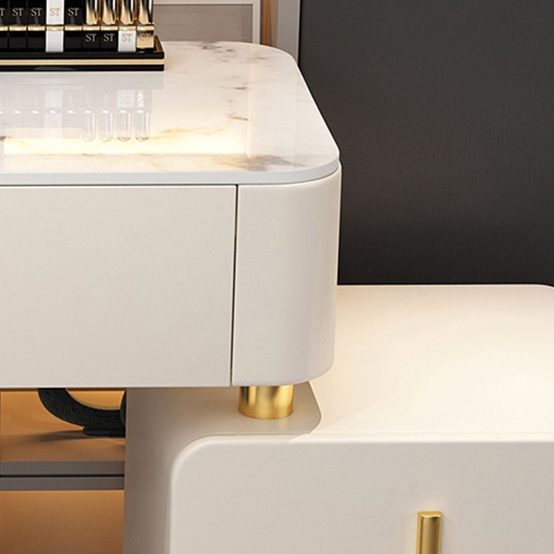 Contemporary Bedroom Vanity Dressing Table Wooden Makeup Vanity Desk with Drawer