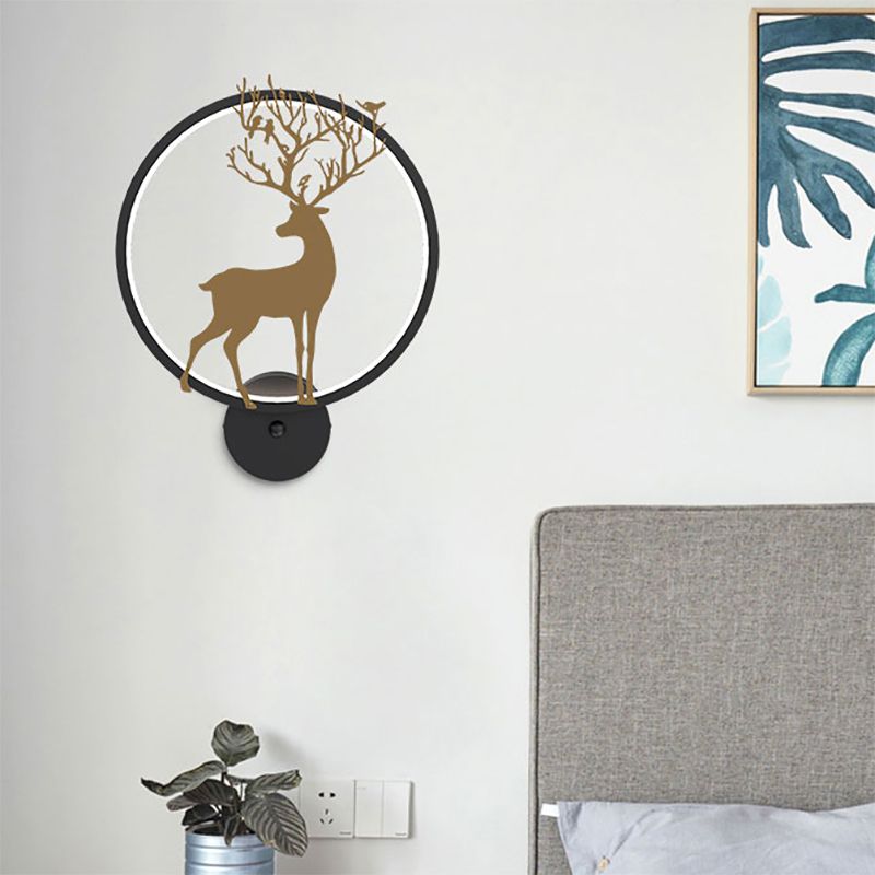 Modernist Wall Sconce LED Minimalism Deer Wall Mounted Light for Dining Room