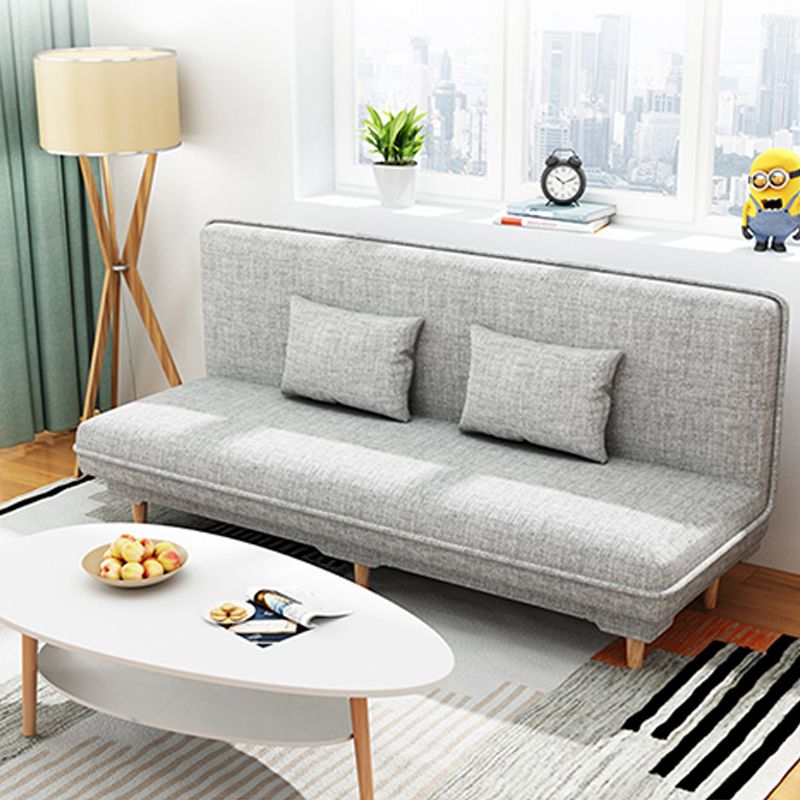 Contemporary Tight Back Convertible Sleeper Sofa for Bonus Room