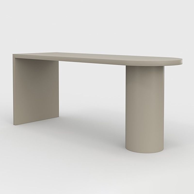 Indoor Contemporary Solid Wood Double pedestal Bar Dining Table