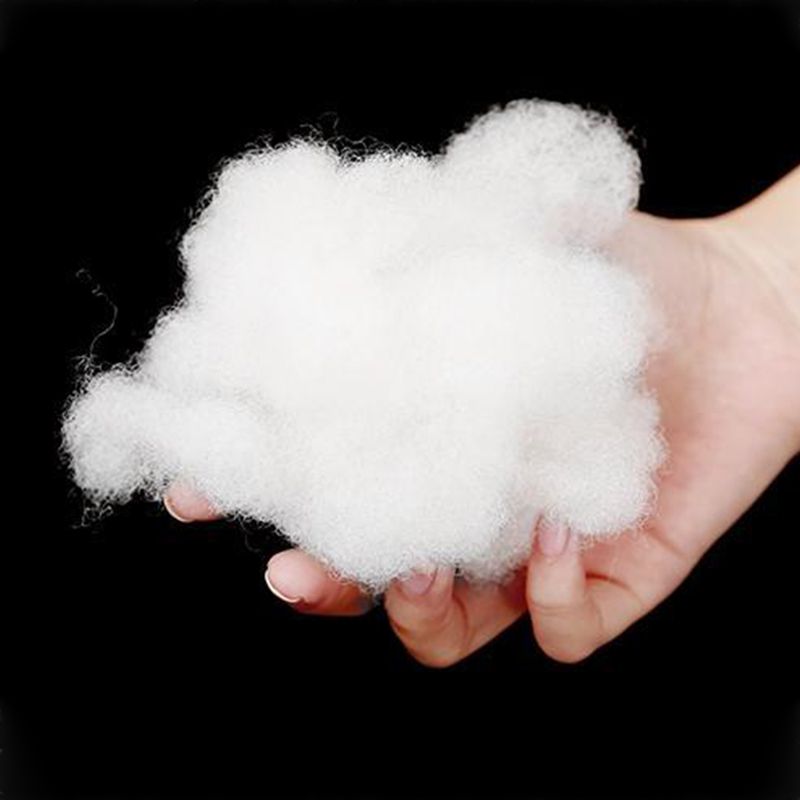 Modern Pouf Ottoman Cotton Upholstered Contrasting Colors Irregular Ottoman