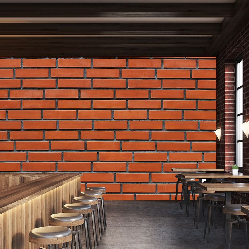 Brick Wall Decor Waterproofing Wall Covering for Boy Bedroom, Personalized Size