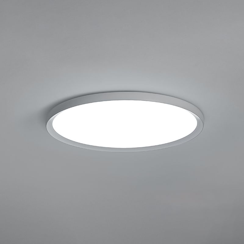 Aluminium Circular LED Ceiling Light in Modern Simplicity Acrylic Indoor Ceiling Fixture