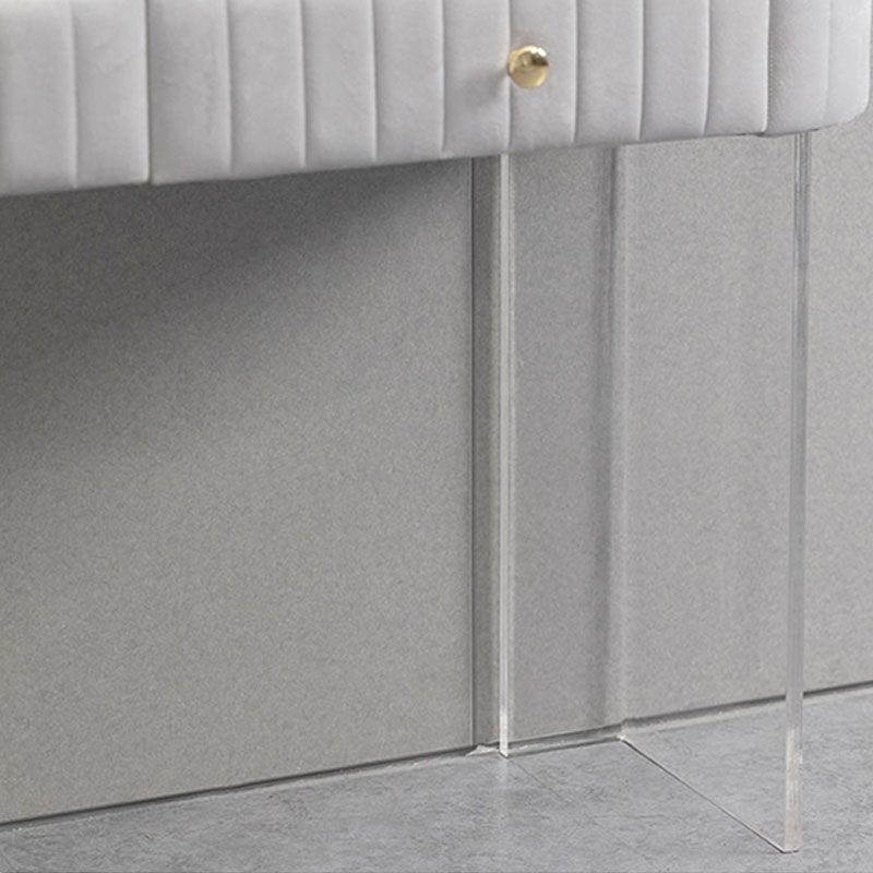 Stone Top Make-up Vanity Table Modern Style Vanity Desk with Drawers