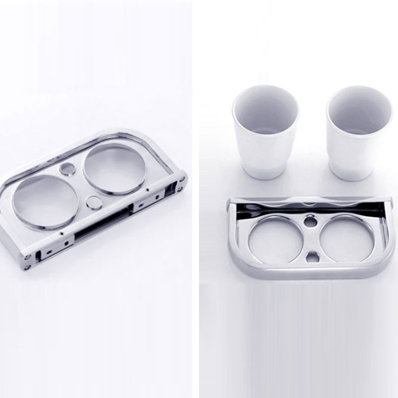 Modern Stainless Steel Bath Hardware Set Towel Bar Bath Shelf Bathroom Accessory Kit