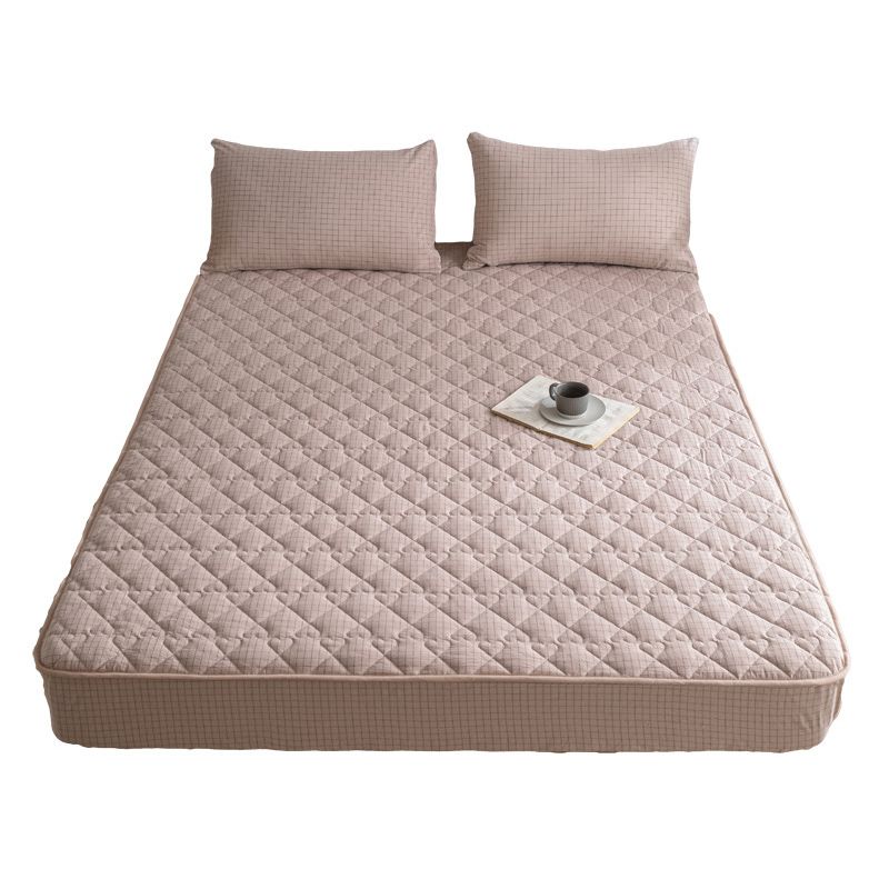 Breathable Cotton Fitted Sheet 3 Piece Solid Color Bed Sheet Sets