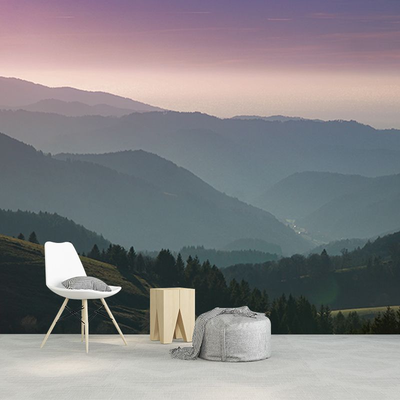 Photography Stain Resistant Wallpaper Forest Living Room Wall Mural