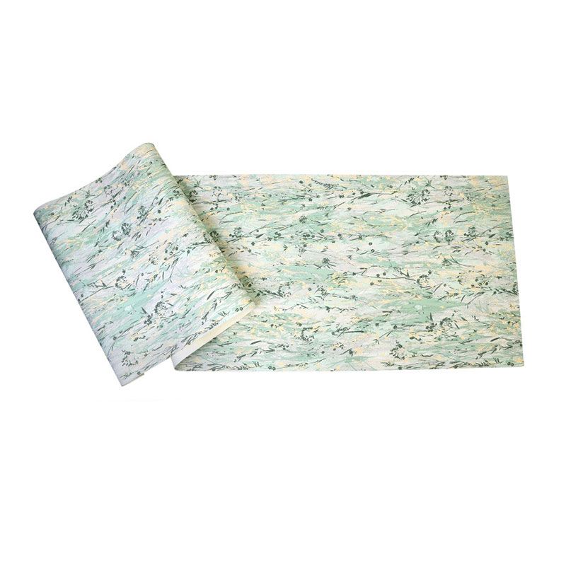 Modern Blossom and Leaf Wallpaper for Living Room Decoration Countryside Wall Art, 33-foot x 20.5-inch