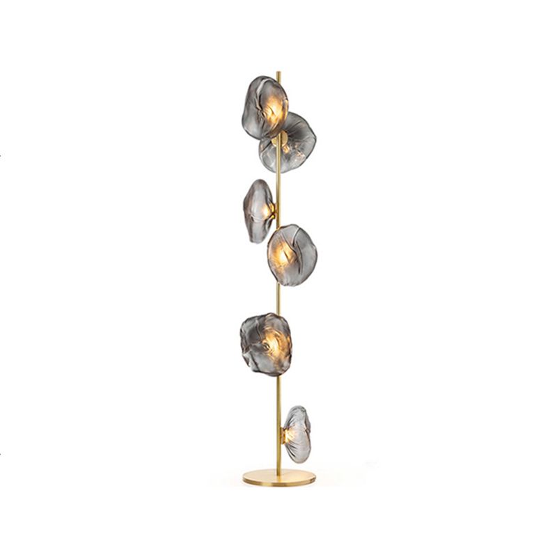 Modern Floor Lamp Creative Glass LED Floor Standing Light for Living Room