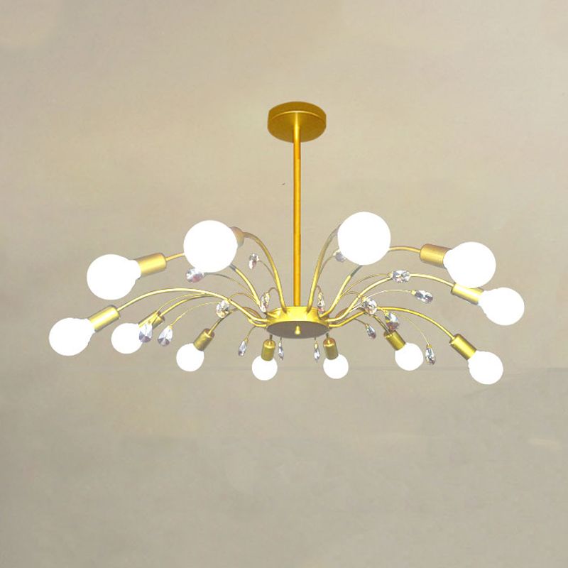 Radial Shade Chandelier Lights Contemporary Metal Chandelier Lighting