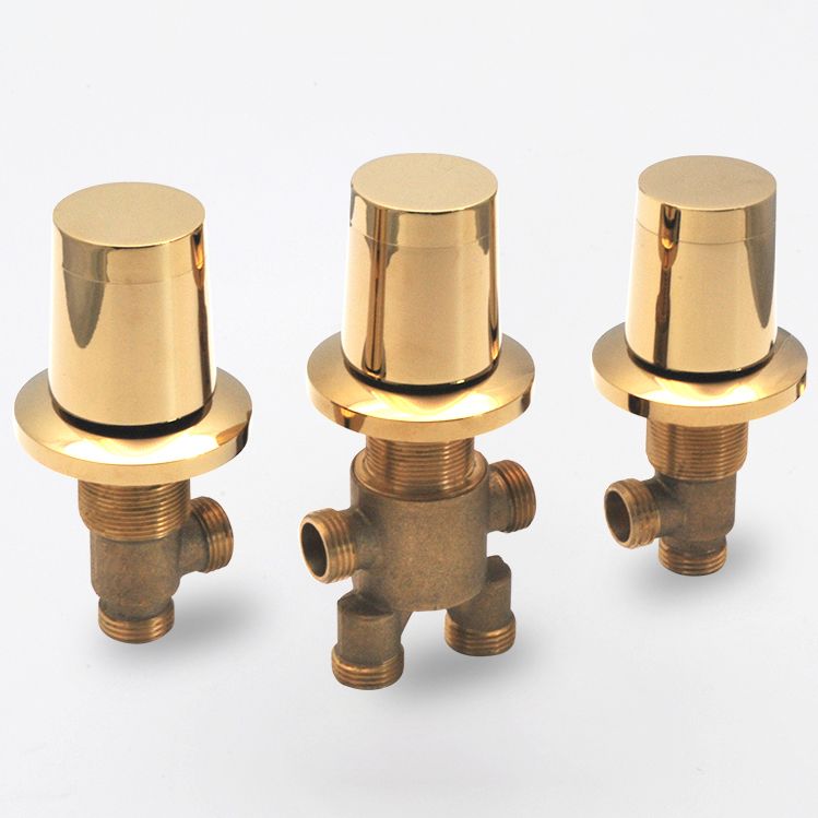 Contemporary Bath Faucet Trim Metal Deck Mounted Bath Faucet Trim
