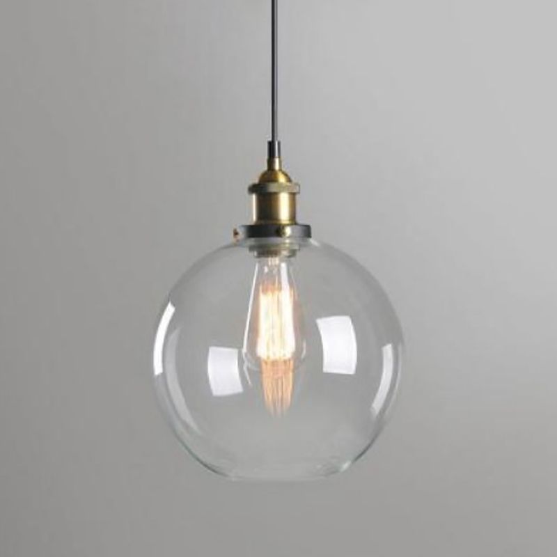 Glazen gearceerde plafondverlichting armatuur loftstijl restaurant hanglamp plafondlicht