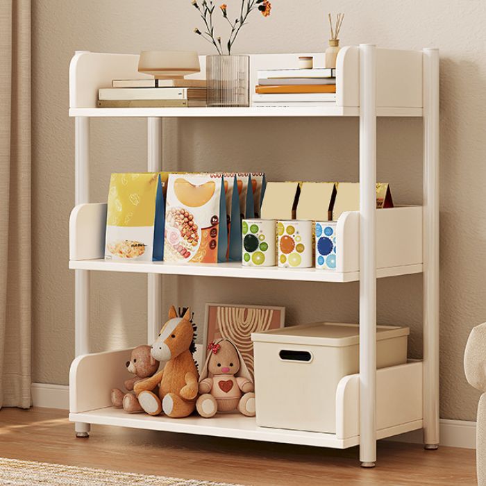 Engineered Wood Bookshelf Standard Open Back Scandinavian Bookcase