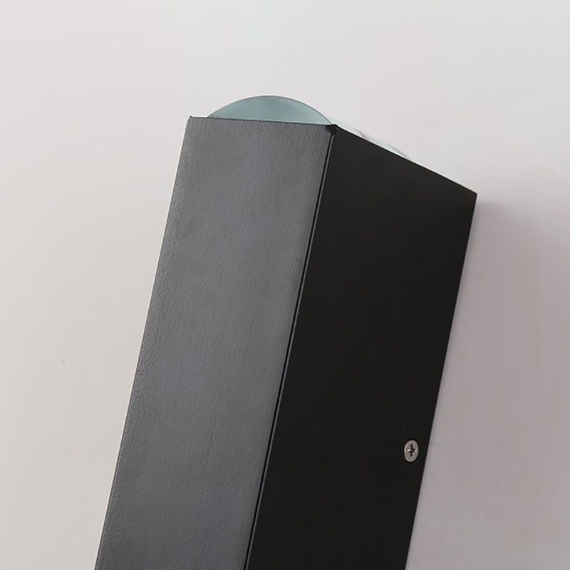 Mur mural à LED extérieur concis moderne Aluminium RECTANGULAIRE LAMPE MUR DE MUT