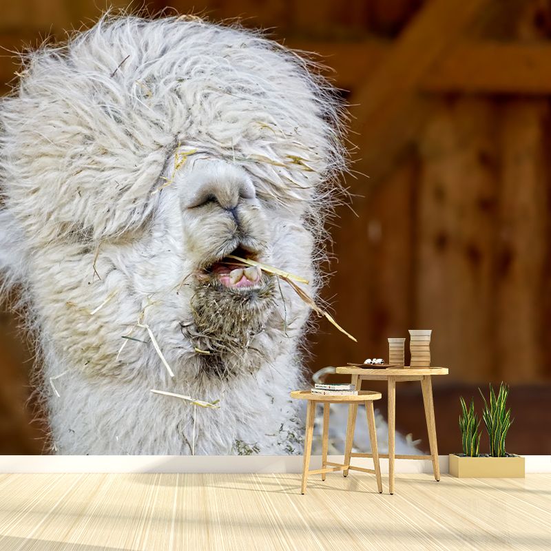 Cute Animal Mural Full Size Wall Covering for Home Decoration, Made to Measure