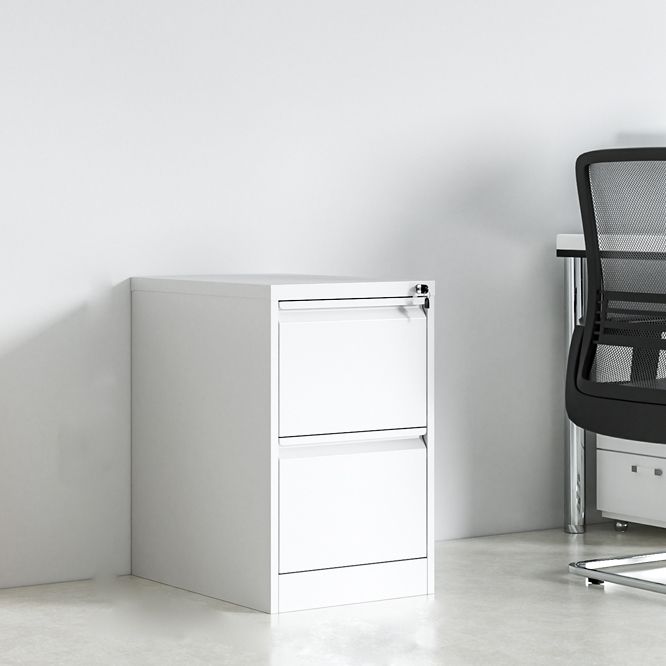 Contemporary Style File Cabinet Metal Vertical Filing Cabinet for Home Office