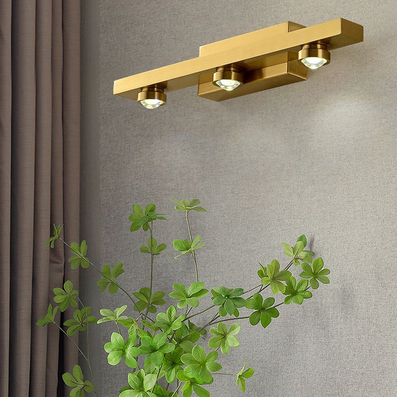 Modern Minimalist Style Bar Vanity Wall Light Fixtures Metal Vanity Lights for Toilet