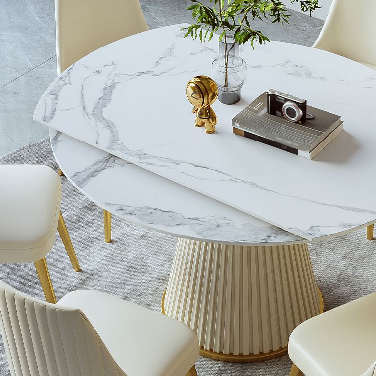Nordic Style 1/4/5/7 Pieces Dining Sintered Stone Dining Table Set for Kitchen