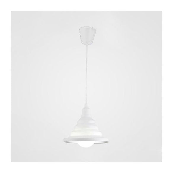 Silica Gel Babel Pendant Light Modern 1 Light Folding Hanging Lamp in Multi Colors