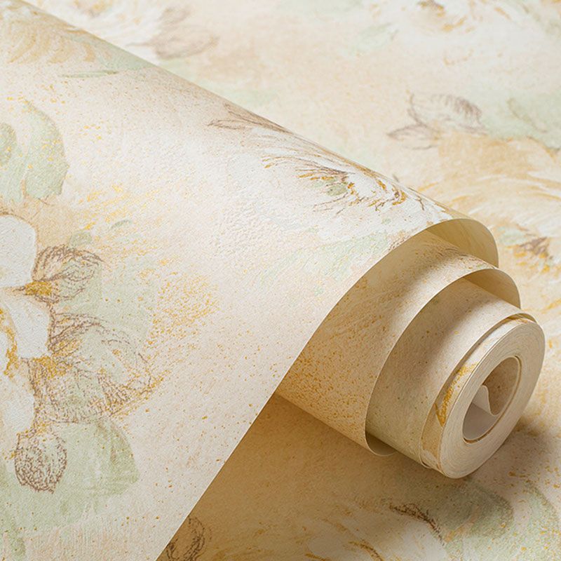 Blossoming Roses Wall Decor 20.5 in x 33 ft Rural Wallpaper Roll for Girls Bedroom