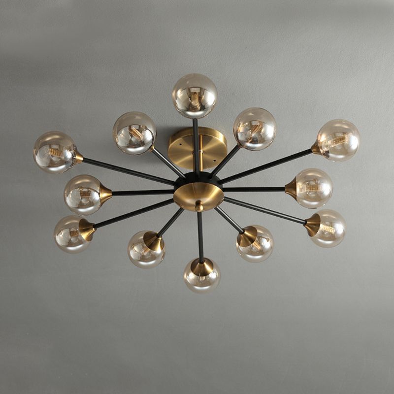 Glass Flush Mount Modern Style Flush Mount Lighting for Bedroom