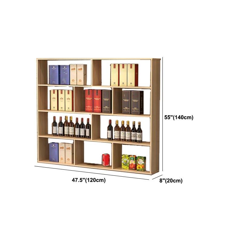 Modern Wall Mounted Bottle Wine Rack Manufactured Wood Wine Bottle Holder