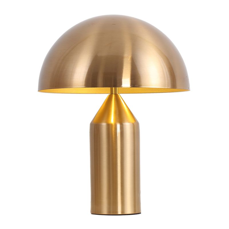 Lampes de table de nuit en dôme de style contemporain en métal lampe de table à 1 lumière