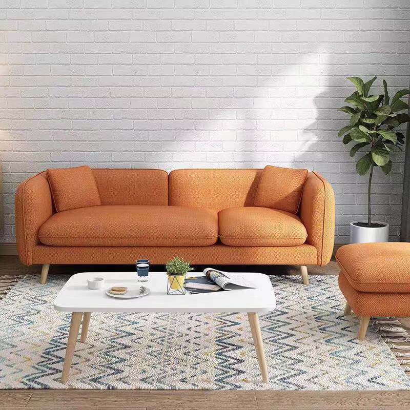 Sofa Contemporary Fabric 3 Seater Living Room Tuxedo Arm Seating