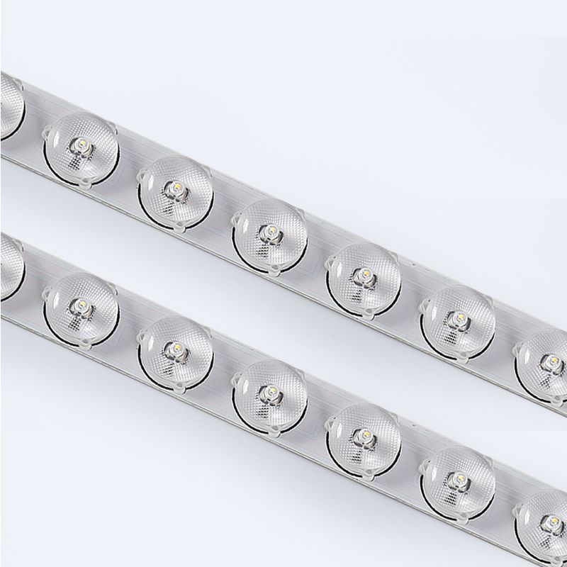 Modern Geometry Flush Ceiling Light 2-Head Bedroom LED Flush Mount Lamp with Acrylic Shade