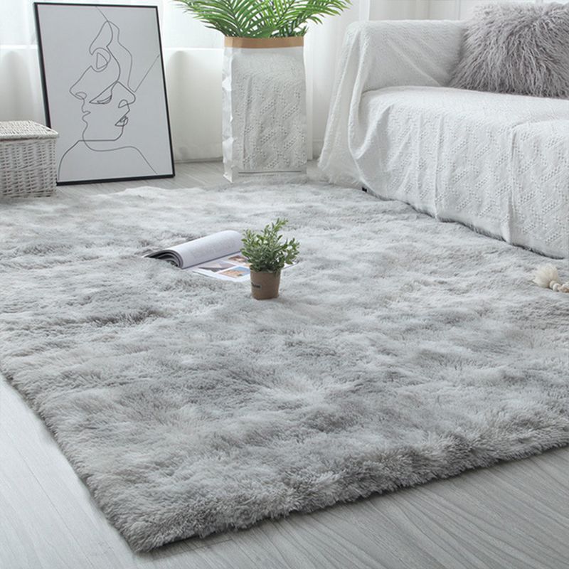 Casual Geometric Print Rug Multi Colored Polyster Indoor Rug Non-Slip Backing Pet Friendly Area Carpet for Living Room