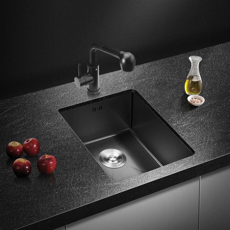 Stainless Steel Kitchen Sink Modern Single Bowl Kitchen Sink