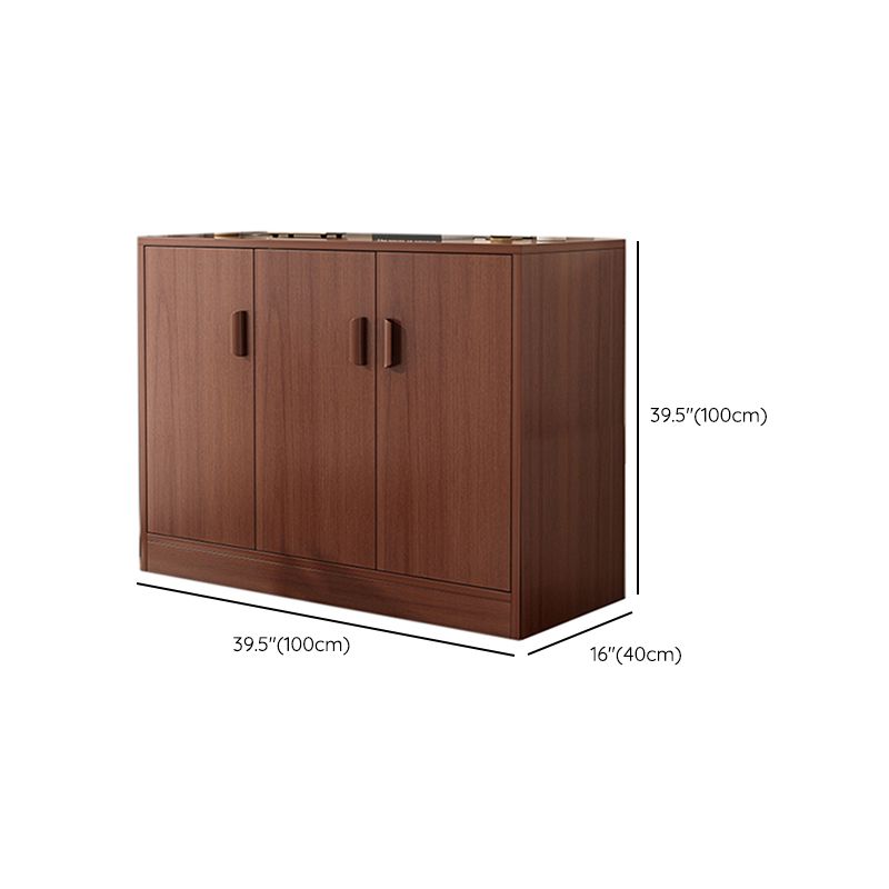 Modern Rectangle Accent Cabinet Bar Pulls Accent Cabinet with Drawer