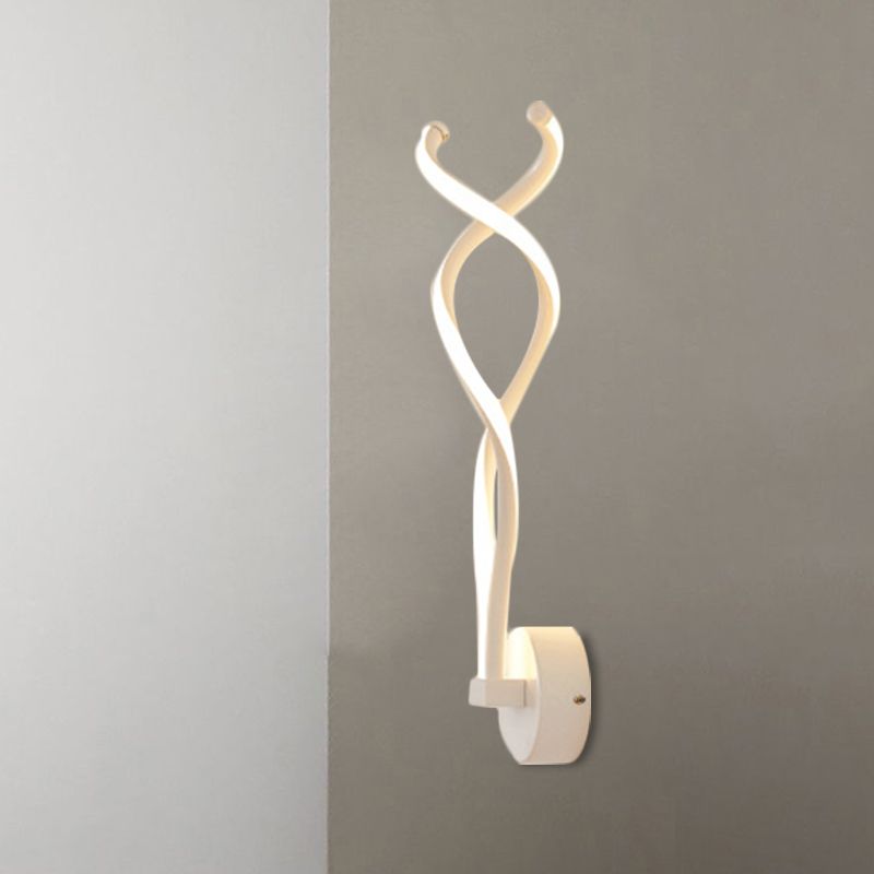 Minimalistisch gestuurde wandverlichting Wandel metalen woonkamer LED wandlamp in zwart/wit