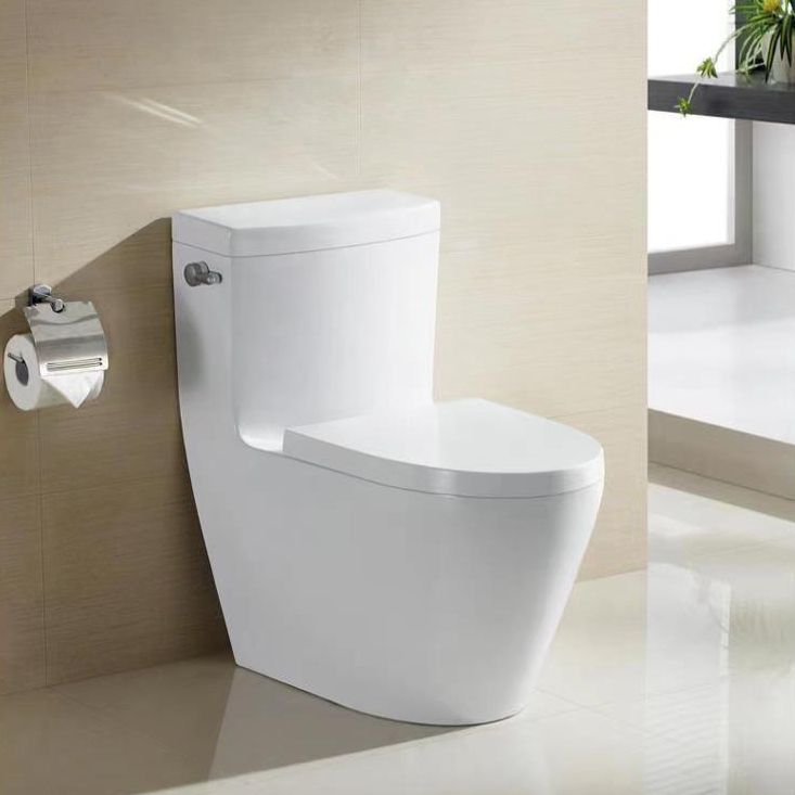 Porcelain Siphon Jet Toilet Floor Mounted One Piece Toilet Urine Toilet