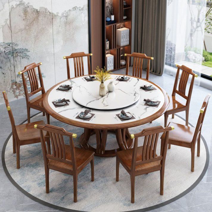 Pedestal Dining Table Convertible Dining Table for Dining Room