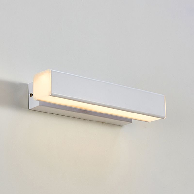 Modern Simple Aluminum Wall Light Rectangle Shape Rotatable Wall Lamp for Bedroom