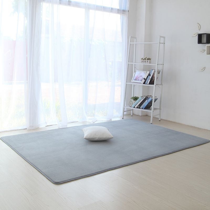 Tapis de couleur unie décontractée Synthétique multicolore Tapis de synthétique Multige