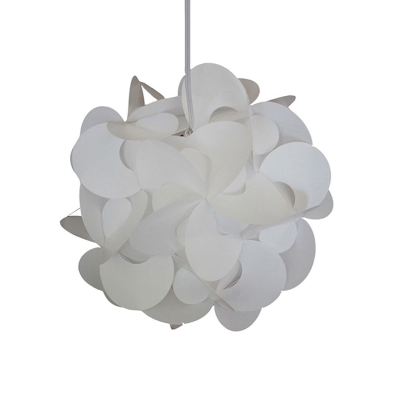 10"/12"/16" Wide Windmill Plastic Ceiling Pendant Modern 1 Light Red/White Hanging Light Fixture