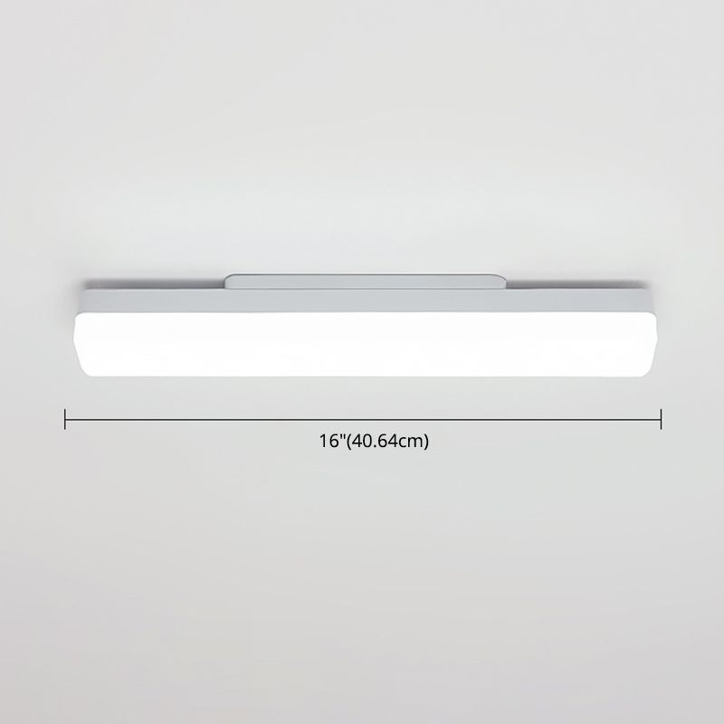 Lámpara de tocador LED de estilo minimalista lámpara lineal metálico espejo montado en la pared delantera para el baño