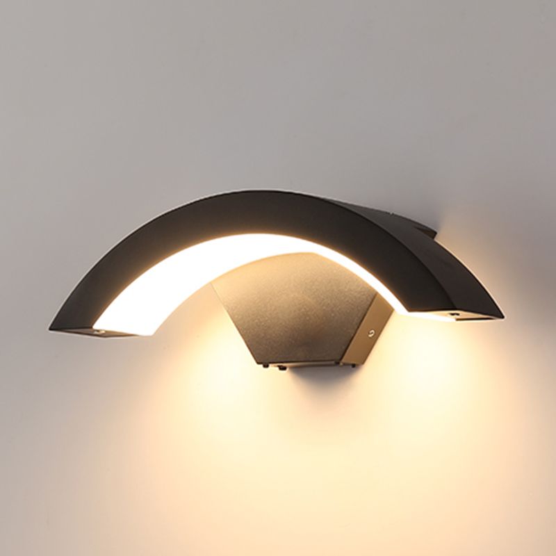 1 Light Geometric Wall Sconces Modern Style Metal Wall Mounted Lamps